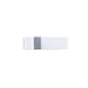 NWT Brooks Brothers Ottoman Rolls Washcloth - White with Navy Border